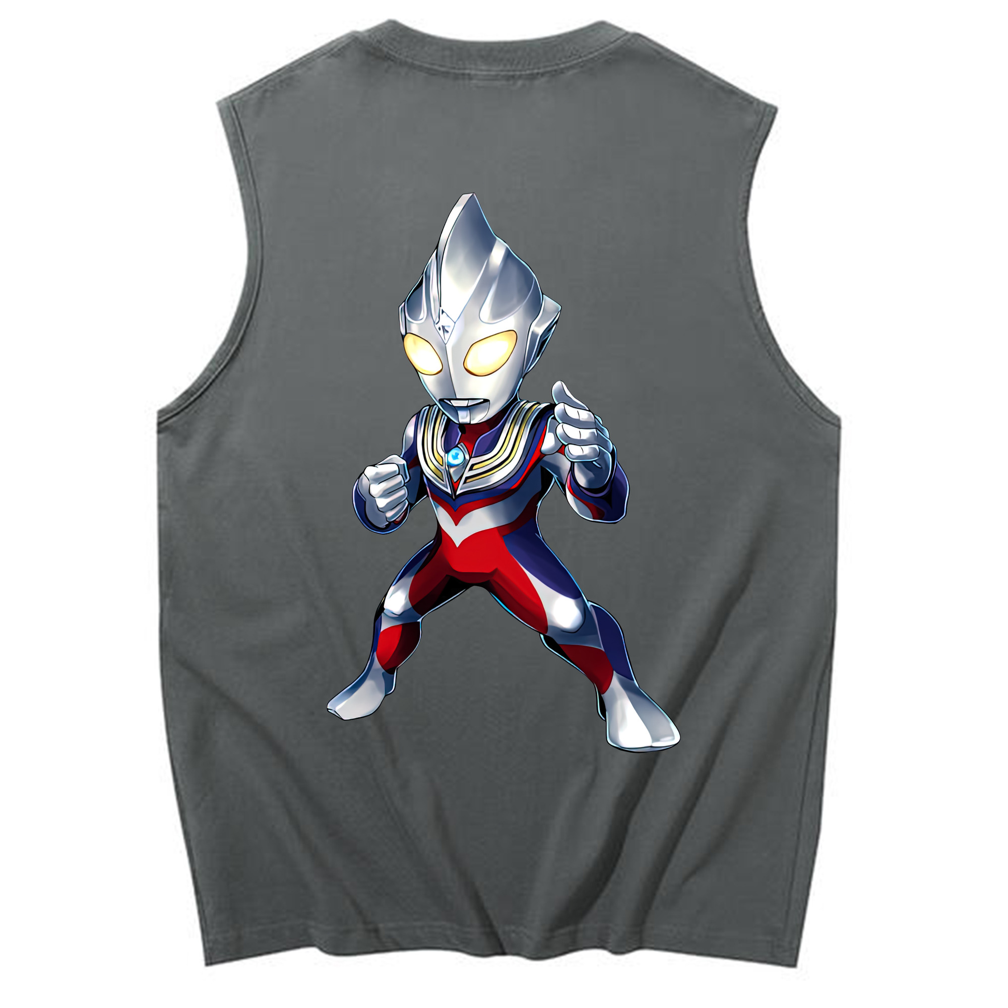 （画像用） ウルトラマン Ultraman コットン100％タンクトップ（背面プリント）